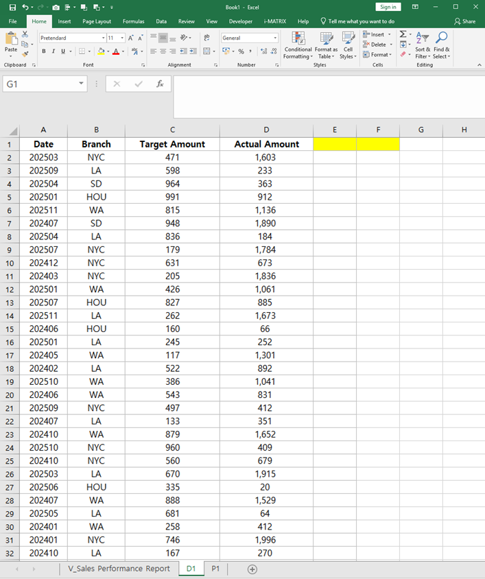 ステップ 2 - D Sheet