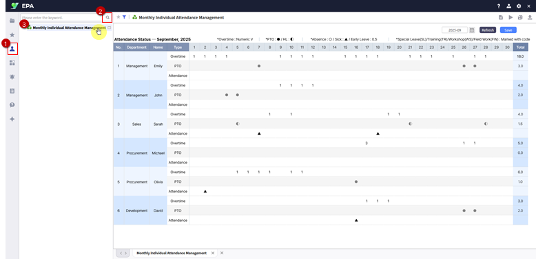 レポートを確認