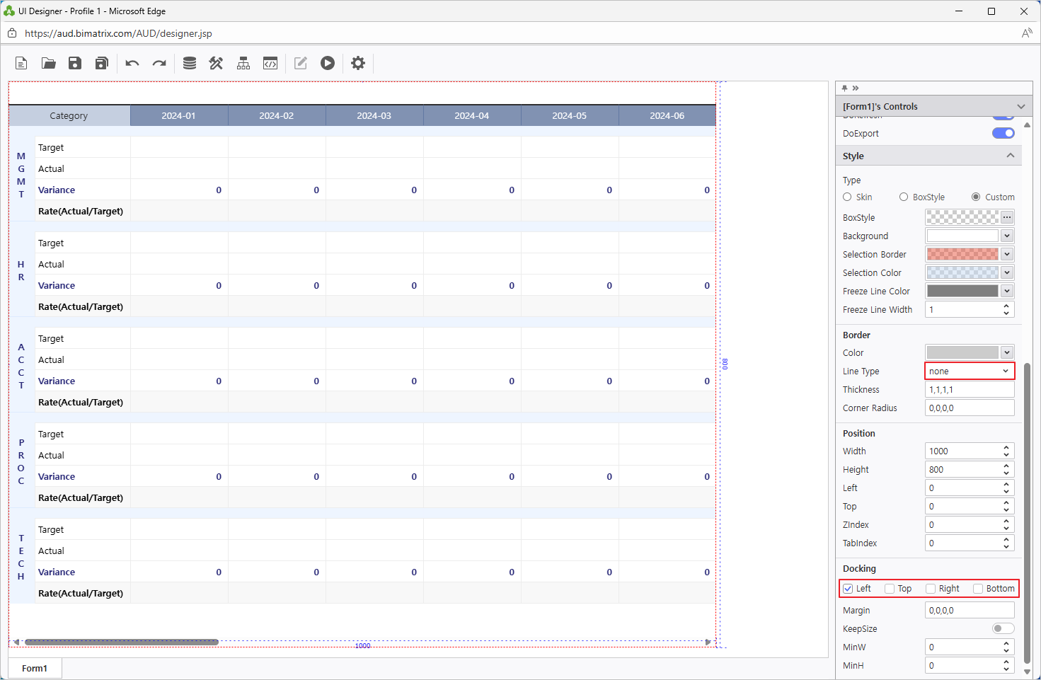 枠線の線種をなしに設定